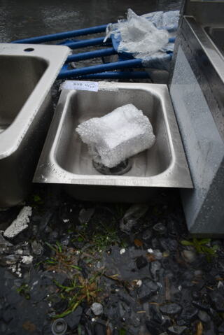 BRAND NEW SCRATCH AND DENT! Stainless Steel Single Bay Drop In Sink Basin