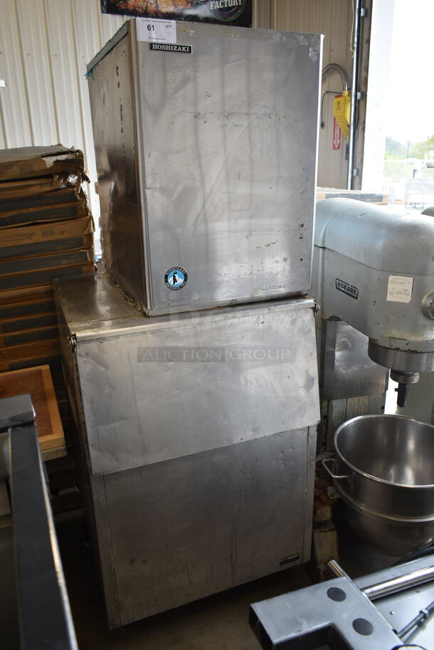 Hoshizaki KM-515MRH Stainless Steel Commercial Ice Head on Commercial Ice Bin. 115-120 Volts, 1 Phase. - Image 3 of 9
