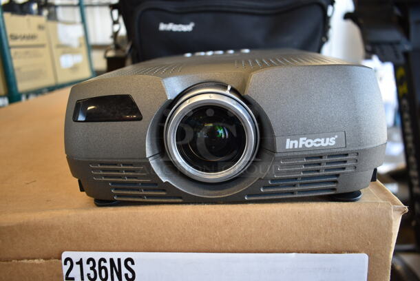 InFocus LP280 Projector in Bag.  - Image 4 of 7