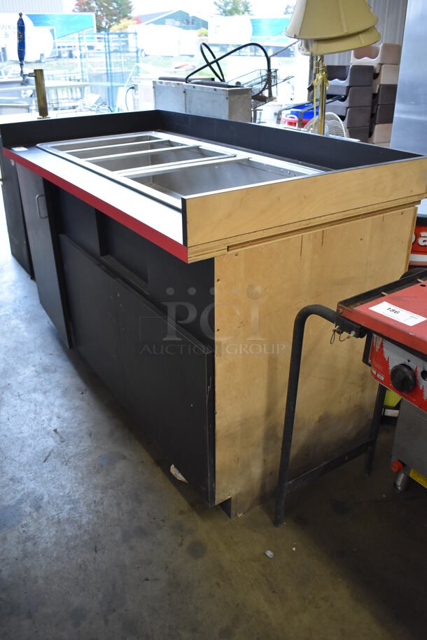 Atlas WCMD-4 Metal Commercial Cold Pan Drop In Unit in Cabinet. 115 Volts, 1 Phase. 65x33x40. Tested and Powers On But Does Not Get Cold - Image 3 of 10