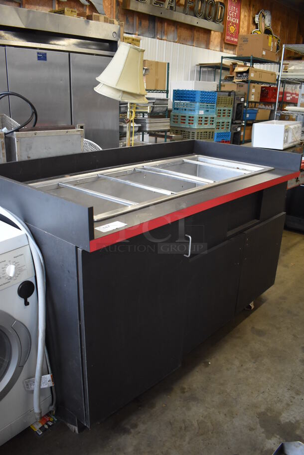 Atlas WCMD-4 Metal Commercial Cold Pan Drop In Unit in Cabinet. 115 Volts, 1 Phase. 65x33x40. Tested and Powers On But Does Not Get Cold - Image 4 of 10