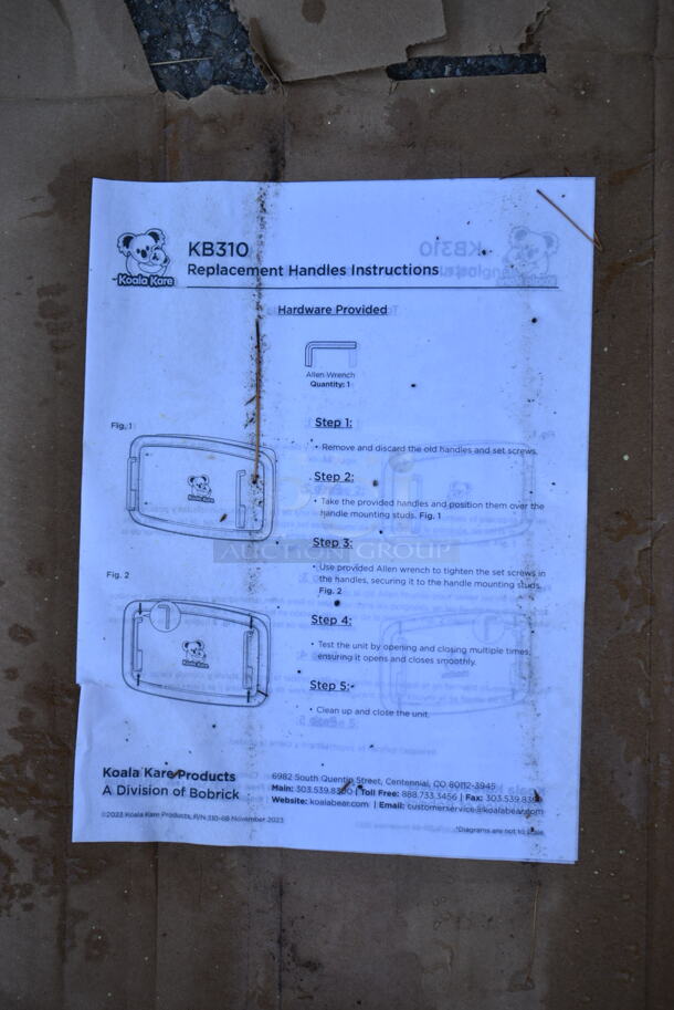 BRAND NEW SCRATCH AND DENT! Koala Kare KB310 41 5/16" x 26 1/4" Horizontal Recess Mount Stainless Steel Baby Changing Station / Table - Image 4 of 5