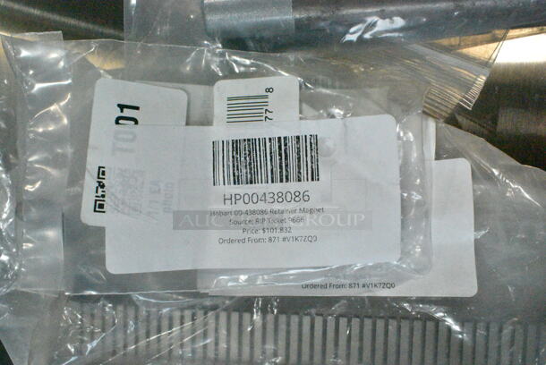 4 BRAND NEW SCRATCH AND DENT! Items Including HP00295580 Hobart 00-295580 Whisk, HP00438086 Hobart 00-438086 Retainer Magnet, HP00292105 Hobart 00-292105 Frt Stripper Assy, HP0006472700 Hobart 00-064727-00001 Lift Control Shaft & Handle. 4 Times Your Bid!  - Image 4 of 6