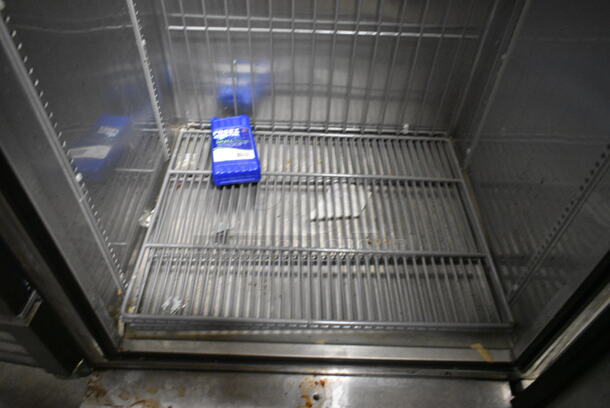 2017 True T-19F Stainless Steel Commercial Single Door Reach In Freezer w/ Poly Coated Racks and Commercial Casters. 115 Volts, 1 Phase. Tested and Working! - Image 6 of 8