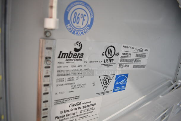 Imbera VRD43 ENERGY STAR Metal Commercial 2 Door Reach In Cooler Merchandiser. 115 Volts, 1 Phase. Tested and Working! - Image 5 of 5