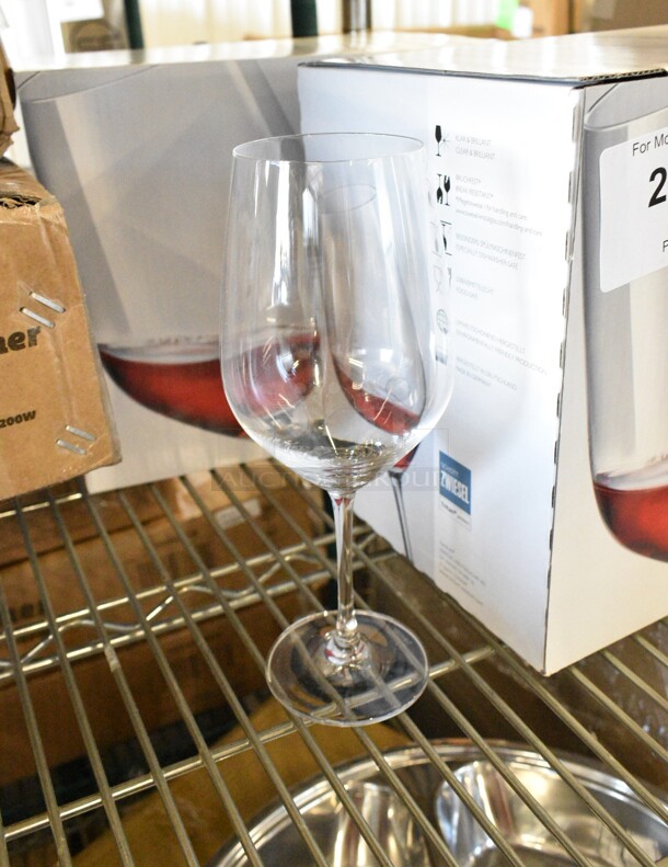 2 Box of 6 BRAND NEW SCRATCH AND DENT! Schott Zwiesel Forte 17.4 oz. Wine Glass / Water Goblet by Fortessa Tableware Solutions. 2 Times Your Bid!  - Image 3 of 5