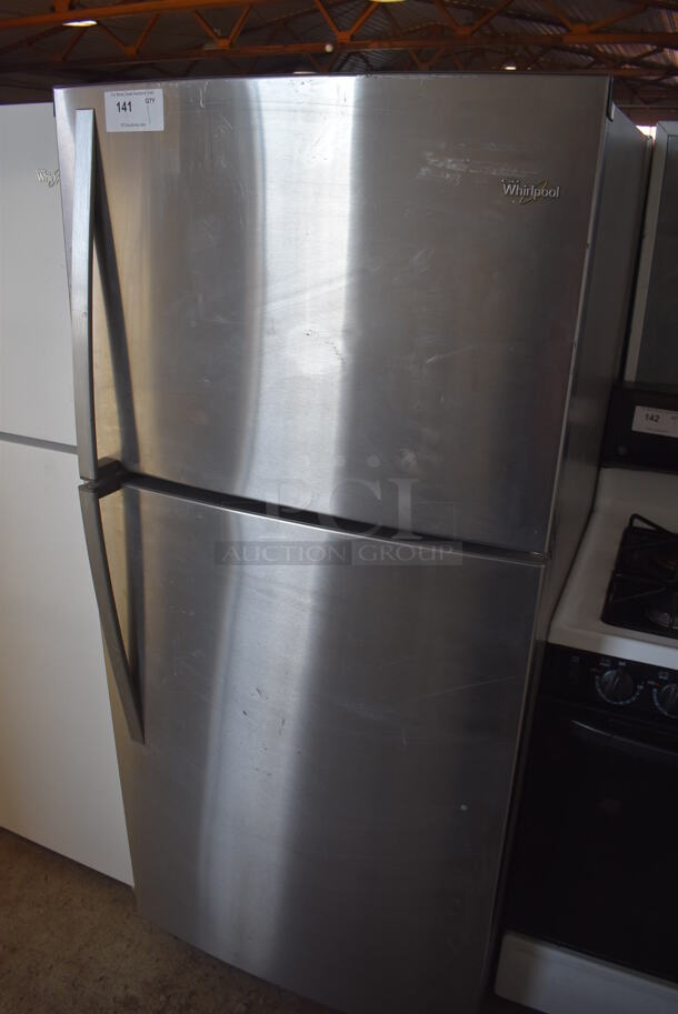 Whirlpool WRT519SZDM02 Metal Cooler Freezer Combo Unit. 115 Volts, 1 Phase. 30x32x67. Tested and Powers On But Does Not Get Cold - Image 2 of 9