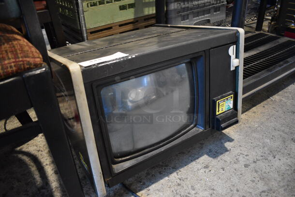 Merit Industries Model G20-101-001 Metal Commercial Countertop Money Operated Gaming System w/ Cash Acceptor. Buyer Must Pick Up - We Will Not Ship This Item. 117 Volts, 1 Phase. 20.5x20x16. Tested and Powers On But Does Not Load Game - Image 3 of 6