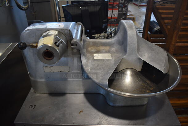 Metal Commercial Countertop Buffalo Chopper on Stainless Steel Equipment Stand w/ 2 Under Shelves. 250 Volts, 1 Phase. 32x27x44 - Image 2 of 9