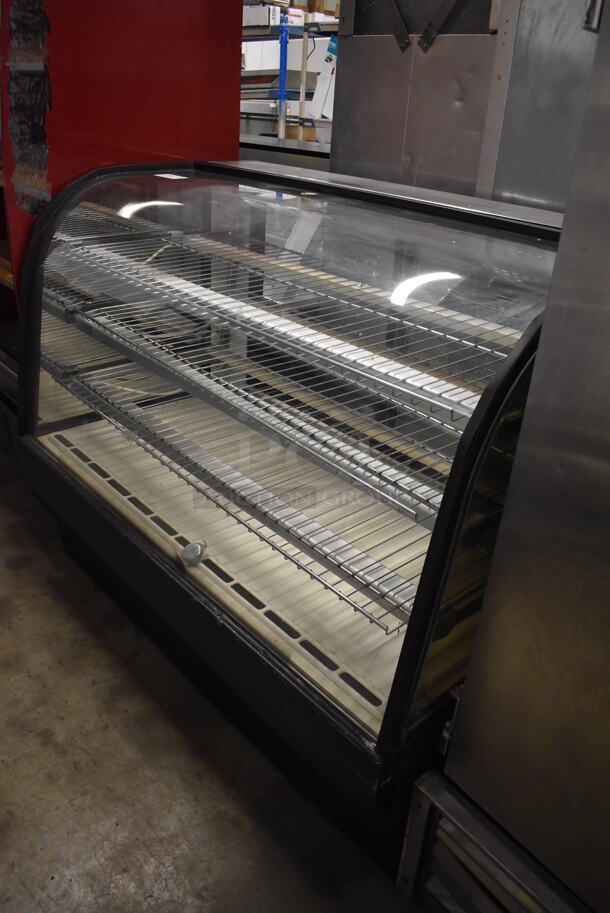 Stainless Steel Commercial Floor Style Deli Display Case Merchandiser w/ Metal Racks. 59x35x51. Tested and Working! - Image 2 of 6