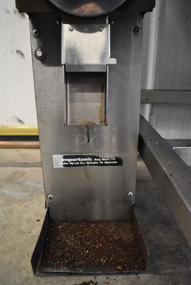 Grindmaster Metal Commercial Countertop Bulk Coffee Bean Grinder. 7.5x14x28. Tested and Working! - Image 6 of 7