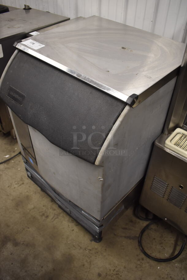 Ice-O-Matic ICEU22OHA3 Commercial Stainless Steel Undercounter Ice Cube Machine On Black Legs. 115V, 1 Phase.  - Image 3 of 6