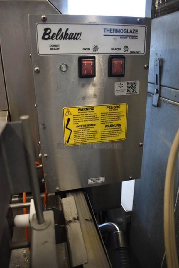 Belshaw Adamatic Model TG50 Stainless Steel Commercial Floor Style Thermoglaze Icing Machine on Commercial Casters. 208 Volts, 1 Phase. 80x33.5x54.5. - Image 5 of 7