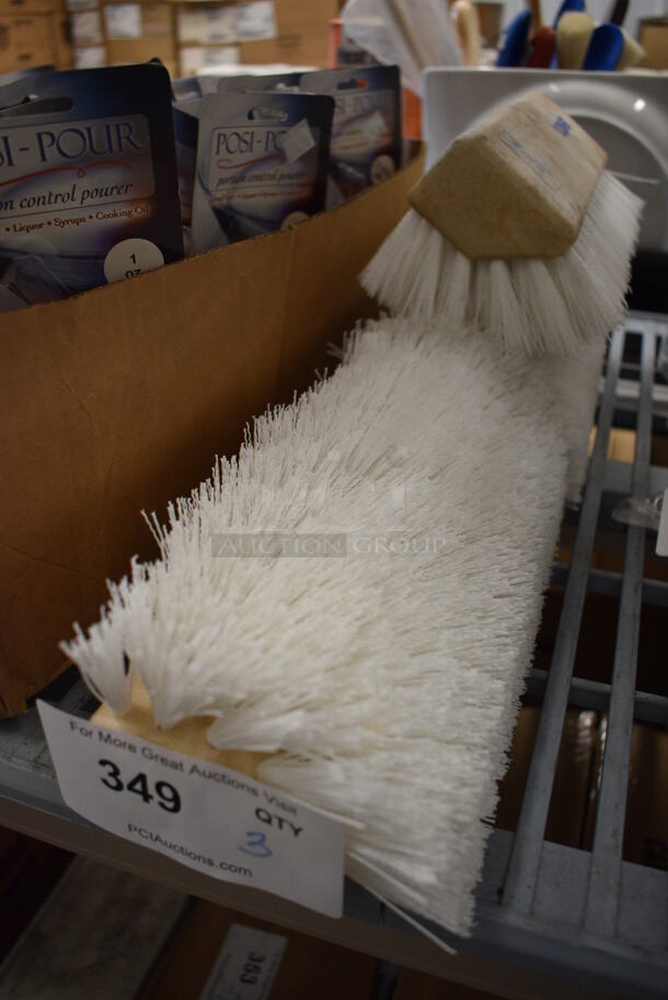 ALL ONE MONEY! Lot of 3 Cleaning Brushes. 5x4x11 - Image 1 of 3