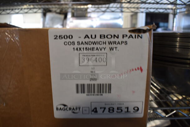 ALL ONE MONEY! Lot of 2 Boxes of Sandwich Wrap Sheets - Image 3 of 4