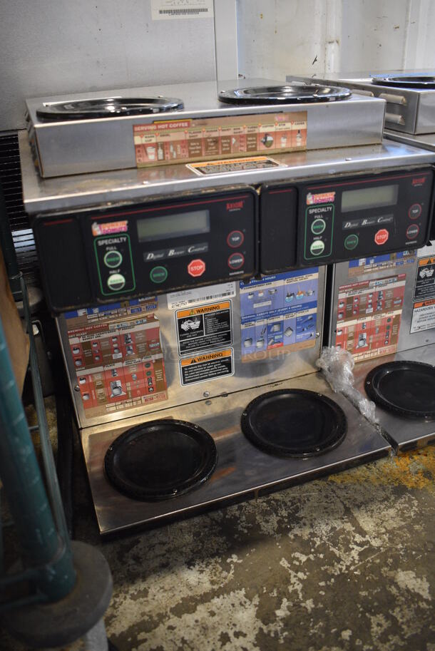 2014 Bunn Model AXIOM 2/2 TWIN Stainless Steel Commercial Countertop 4 Burner Coffee Machine. 120/208-240 Volts, 1 Phase. 16x18x19 - Image 6 of 7