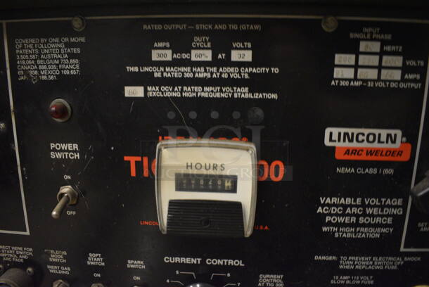 Lincoln TIG 300/300 Metal Commercial AC/DC Arc Welding Power Source. 208/460 Volts. (CSS) - Image 10 of 10