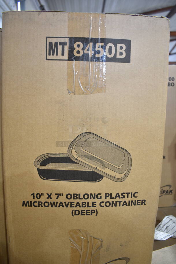 PALLET LOT of 28 BRAND NEW Boxes of TriPak MT8450B 10"x7" Oblong Plastic Microwaveable Container. 28 Times Your Bid! - Image 2 of 6