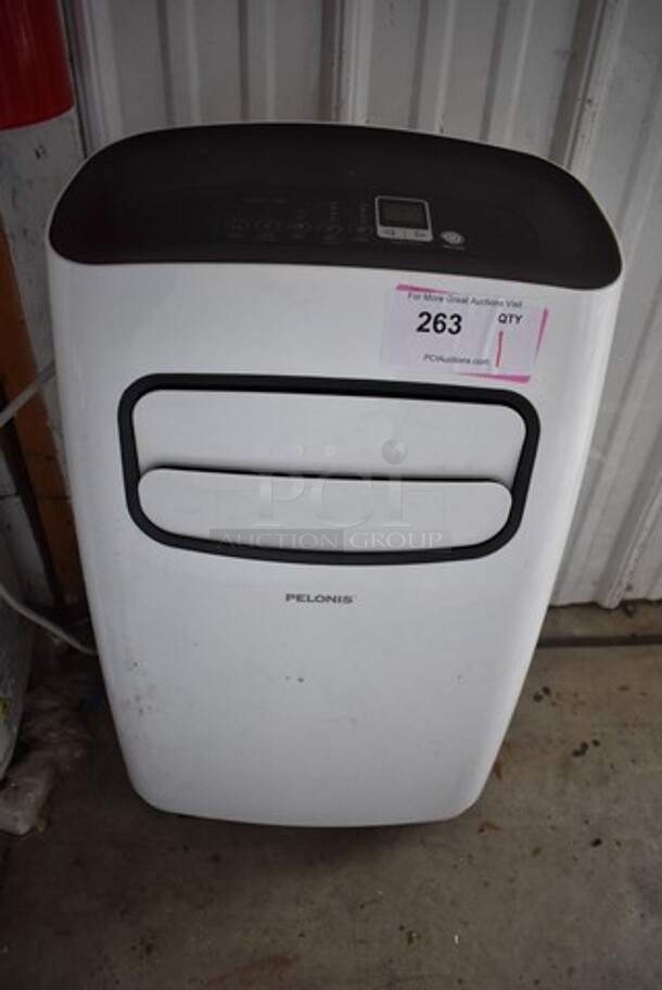 Pelonis PAP12R1BWT Metal Portable Air Conditioner. 115 Volts, 1 Phase. 16x12.5x28