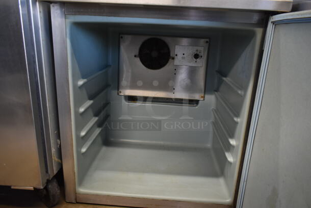 Delfield 406 Stainless Steel Commercial Single Door Undercounter Cooler. 115 Volts, 1 Phase. Tested and Powers On But Does Not Get Cold  - Image 4 of 6