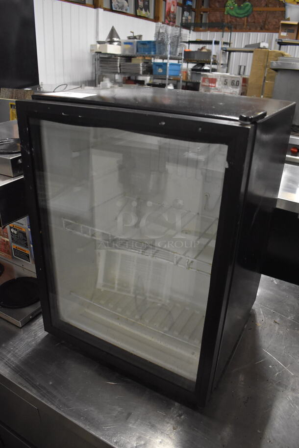 Metal Commercial Mini Cooler Merchandiser. 18.5x17.5x25. Tested and Working! - Image 2 of 4