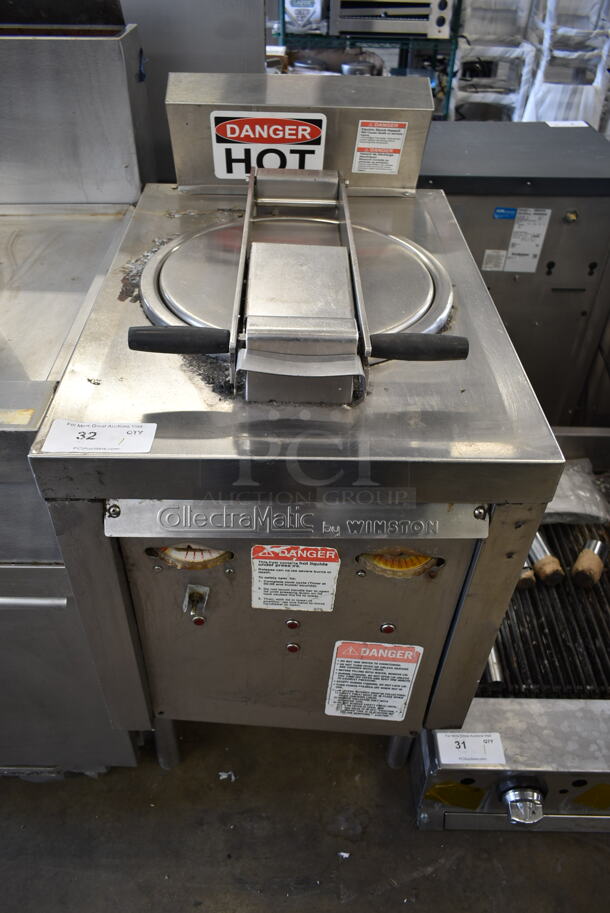 Winston CollectraMalic Stainless Steel Commercial Electric Powered Pressure Fryer. 208-240 Volts, 3 Phase. 