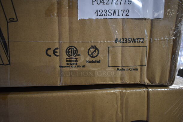 PALLET LOT of 47 BRAND NEW SCRATCH AND DENT! ServIt 423SWI72 Stainless Steel Commercial  72" High Wattage Strip Warmer with Adjustable Infinite Controls. Stock Picture Used as Gallery. 47 Times Your Bid! - Image 6 of 7