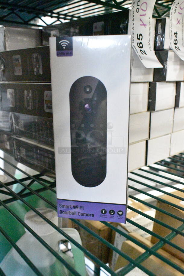 10 BRAND NEW SCRATCH AND DENT! Sunnyjane X0047STBHS Smart Wi-Fi Doorbell Camera. 10 Times Your Bid!  - Image 2 of 3