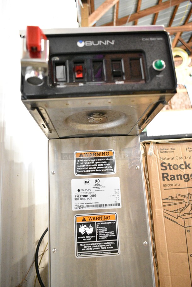 BRAND NEW SCRATCH AND DENT! 2024 Bunn 23001.0006 CWTF15-APS Automatic Airpot Coffee Brewer with Hot Water Faucet. 120 Volts, 1 Phase.  - Image 8 of 9