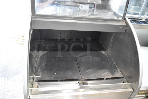 Structural Concepts Oasis C3Z3667 Black 36 1/2" Horizontal Air Curtain Display Case with Dry Top Display. 120 Volts, 1 Phase. Tested and Working! - Image 4 of 9