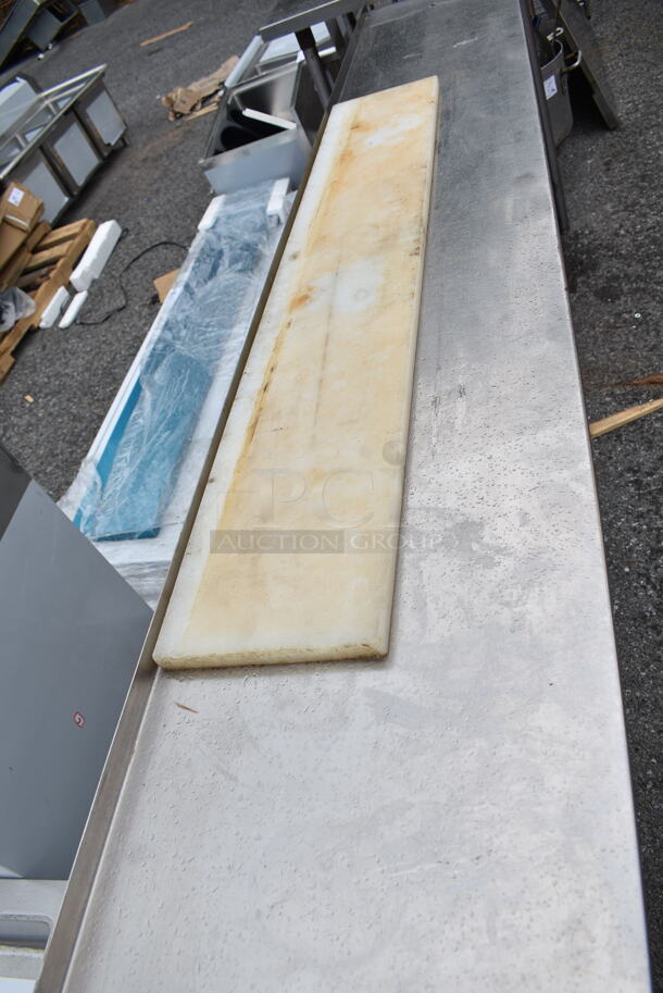 Stainless Steel Commercial Table w/ 2 Under Shelves.  - Image 4 of 4