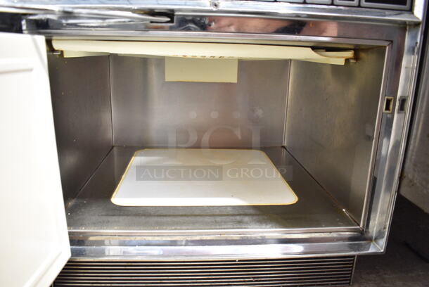 Amana Radarange RC/14SE Stainless Steel Commercial Countertop Microwave Oven.  - Image 2 of 5