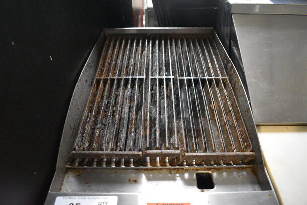 Cecilware Pro Stainless Steel Commercial Countertop Natural Gas Powered Charbroiler Grill. 15x27x14.5 - Image 2 of 6