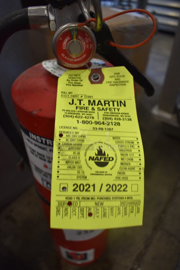 Strike First Fire Extinguisher. 5x6x20 - Image 2 of 3