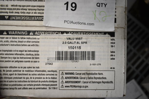 2 BRAND NEW IN BOX! TOLCO 150115 2 Gallon Valu Mist Tank Sprayer. 2 Times Your Bid!  - Image 3 of 4