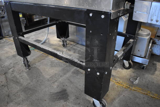 CTX HB4 Stainless Steel Commercial Floor Style Electric Powered Hearth Bake Conveyor Oven on Commercial Casters. Comes w/ Manual. 208 Volts, 3 Phase. 92x38x49 - Image 9 of 9