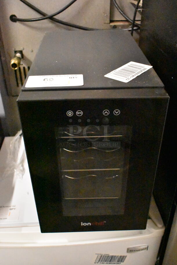 Ionchill 8752 Metal 6 Bottle Wine Cooler Chiller Merchandiser. Cannot Test Due To Missing Power Cord