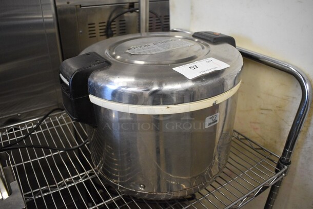 Zojirushi Metal Commercial Countertop Rice Cooker. 18x15x13. - Image 2 of 5