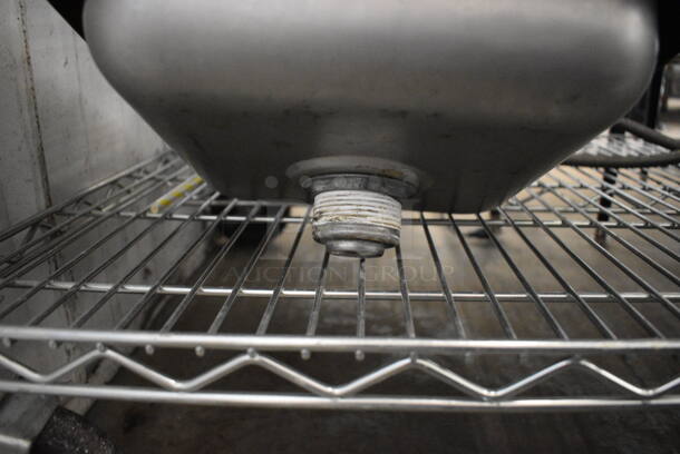 Stainless Steel Commercial Single Bay Wall Mount Sink w/ Faucet and Handles. 12x16x16 - Image 5 of 5