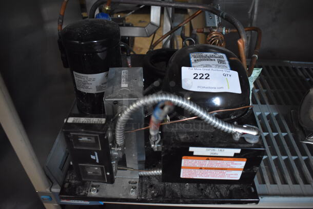 Copeland RST55C1E-CAV-109 Metal Commercial Compressor. 208/230 Volts, 1 Phase. - Image 1 of 5