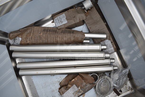 BRAND NEW SCRATCH AND DENT! Regency 600S1232324L Stainless Steel Commercial Single Bay Sink w/ Left Side Drain Board. - Image 6 of 8