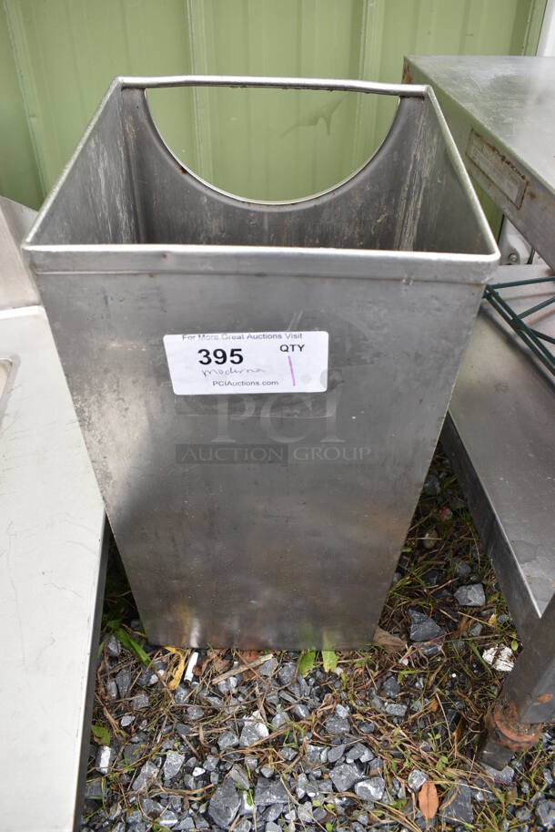 Metal Bin. 11x11x22 - Image 1 of 5