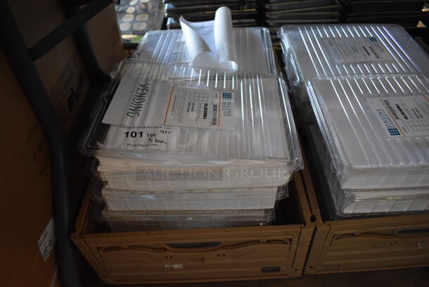 ALL ONE MONEY! Lot of 3 Bins of Online Labels.com OL5030WJ Weatherproof Matte Stickers for Inkjet.  - Image 2 of 4