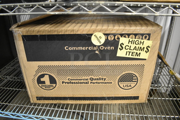 BRAND NEW SCRATCH AND DENT! 2024 Amana RMS10TSA Stainless Steel Commercial Countertop Microwave Oven. 120 Volts, 1 Phase. - Image 2 of 3