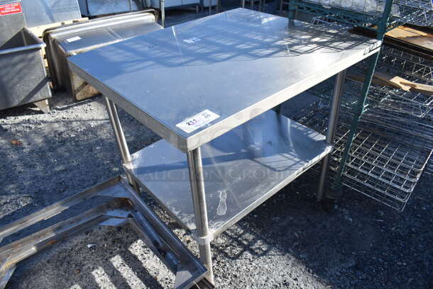 Stainless Steel Commercial Table w/ Under Shelf. 36x30x34 - Image 2 of 3