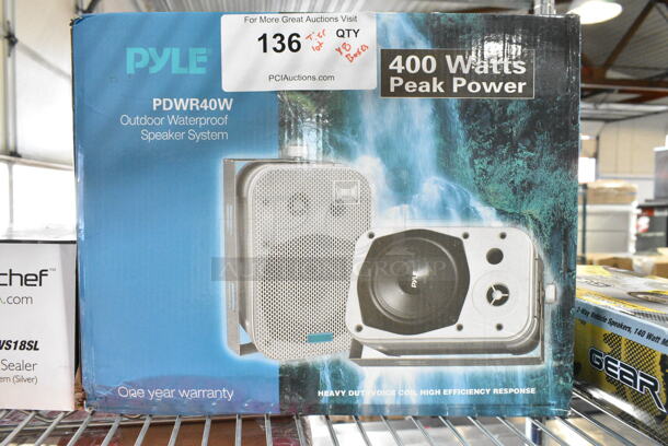 8 IN ORIGINAL BOX! Items Including Pyle PLG4.2 Coaxial Car Speakers, Pyle PDWR40W Outdoor Waterproof Speaker System, Pyramid TW18 Aluminum Die Cast Tweeter, NutriChef PKVS18SL Food Vacuum Sealer, T5 True Wireless Earphones, Masingo Karaoke Machine, VCT-2010 Mosfet Amplifier. 8 Times Your Bid!  - Image 3 of 9