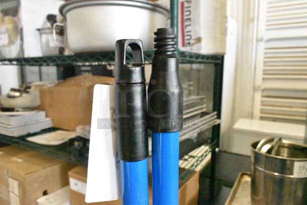 2 Blue Mop Handles. 2 Times Your Bid!  - Image 4 of 4