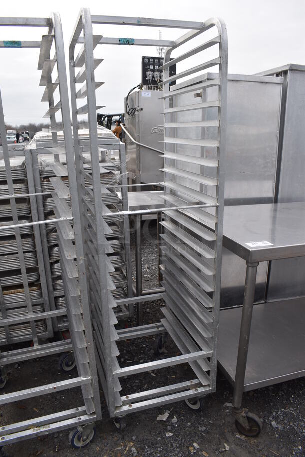 Metal Commercial Pan Transport Rack on Commercial Casters. 20.5x26x70 - Image 2 of 4