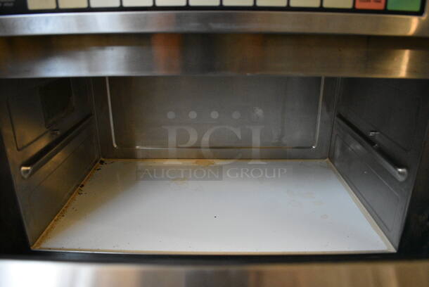 Panasonic Pro II NE-3280 Stainless Steel Commercial Countertop Microwave Oven. 26x23x19 - Image 4 of 6