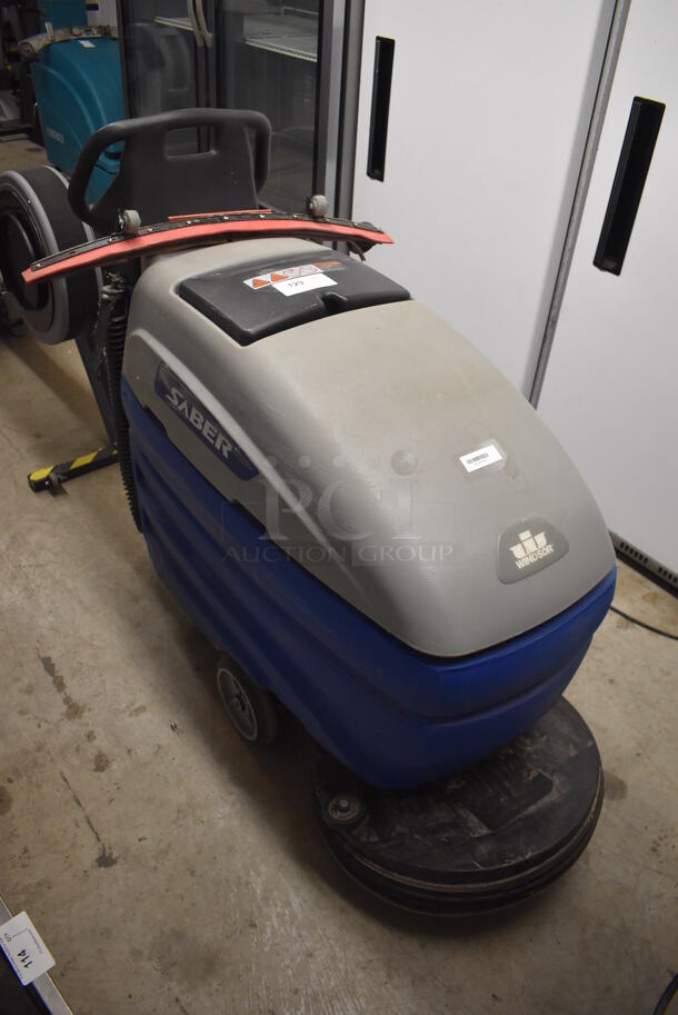 Windsor Saber Metal Commercial Floor Cleaning Machine. 20x51x44. Cannot Test Due To Missing Battery - Image 1 of 10